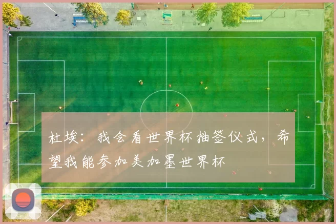 杜埃：我会看世界杯抽签仪式，希望我能参加美加墨世界杯